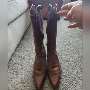 Matisse women cowboy boots brown soft leather sz 8M